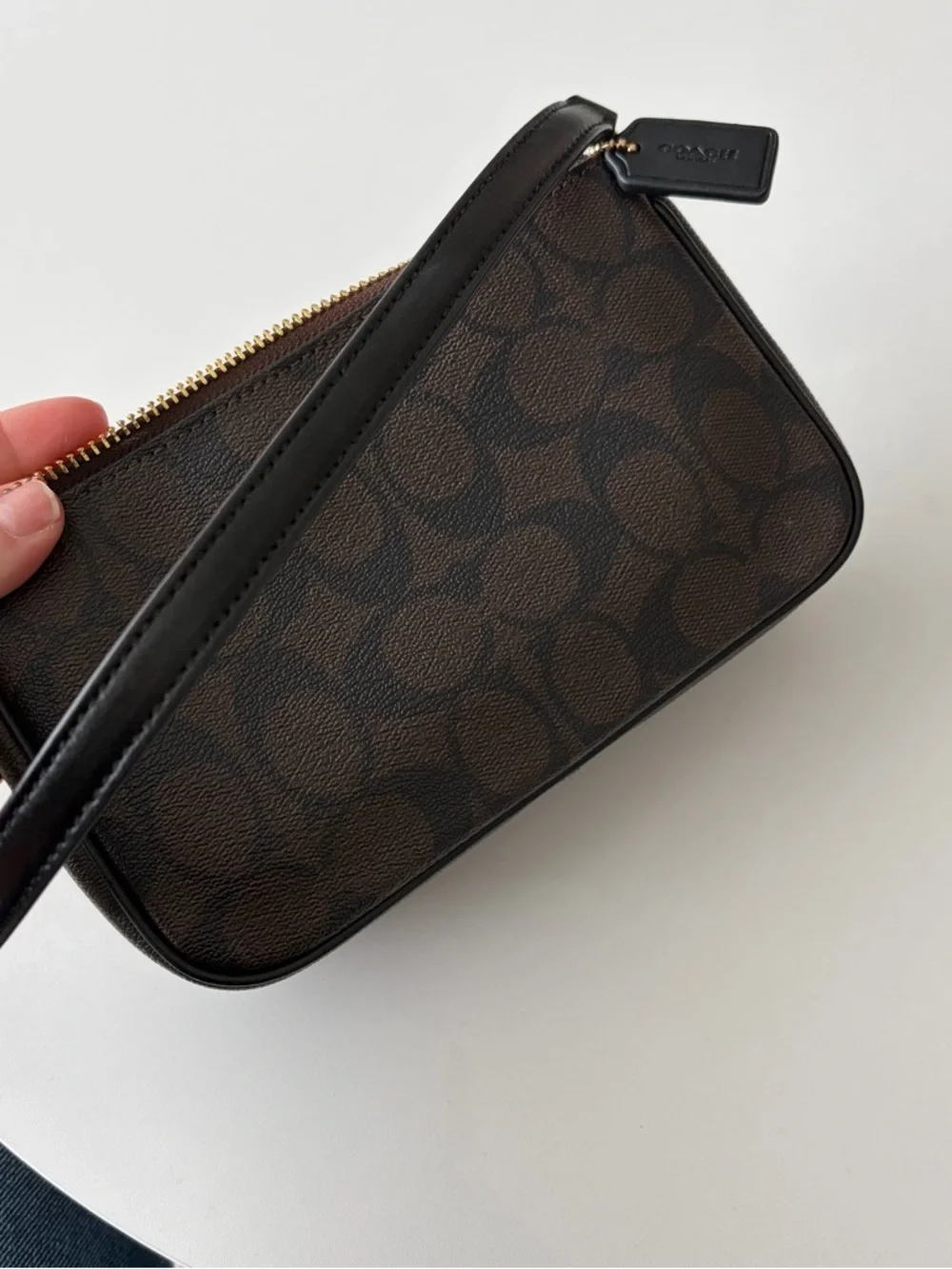 Coach Nolita 19 Brown Signature Mini Shoulder Bag - Picture 5 of 6